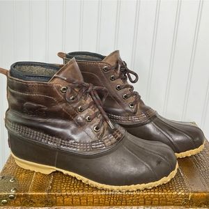 Sorel Durham Leather Duck Boots Size Mens 10